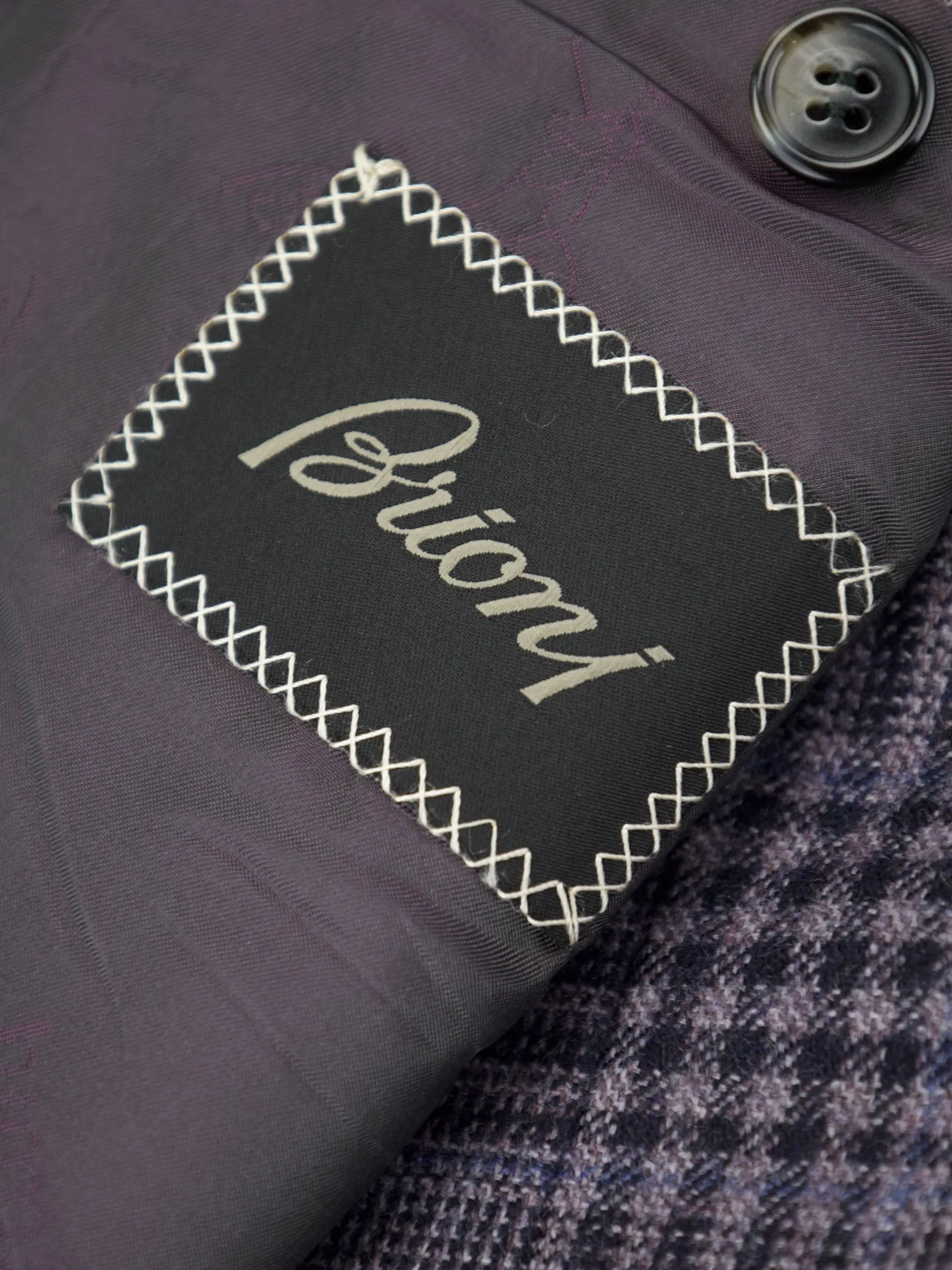 Brioni Lavendel Wool, Cashmere & Silk Jacket