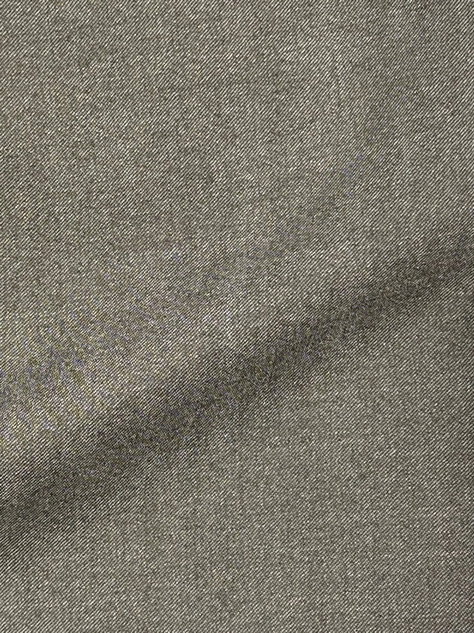 Brioni Taupe Wool & Silk Trousers
