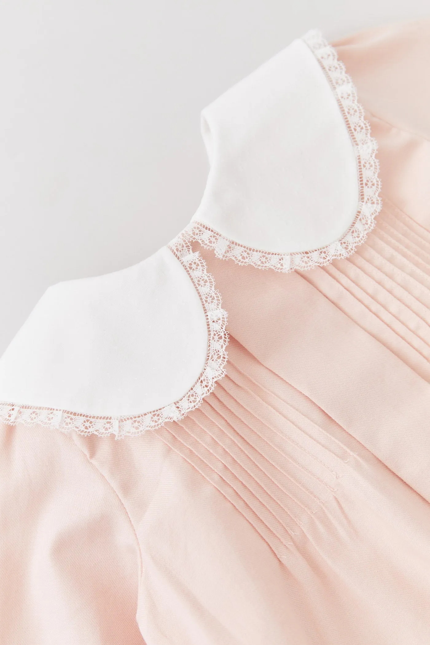 Bubble Dress Long Sleeve in Blush Pink