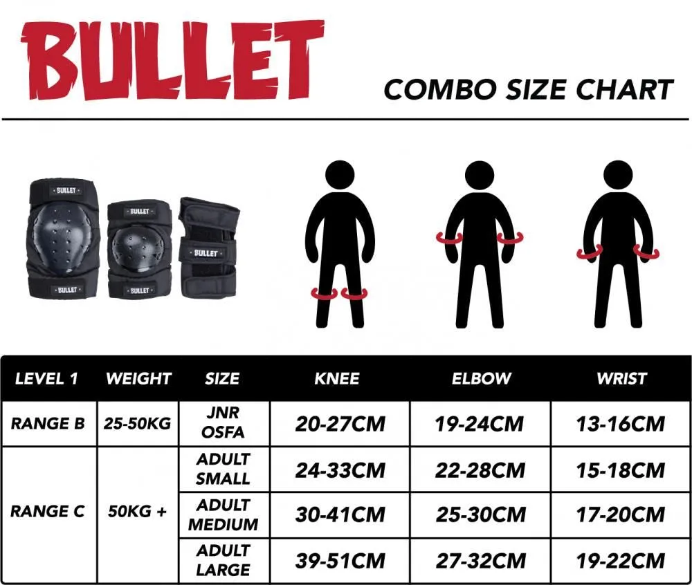Bullet Triple Padset Standard Combo Junior - Pink