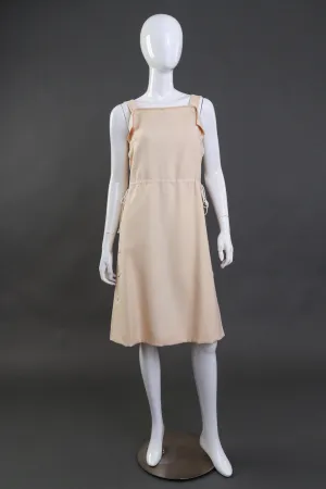Buttercream Pinafore Wool Dress
