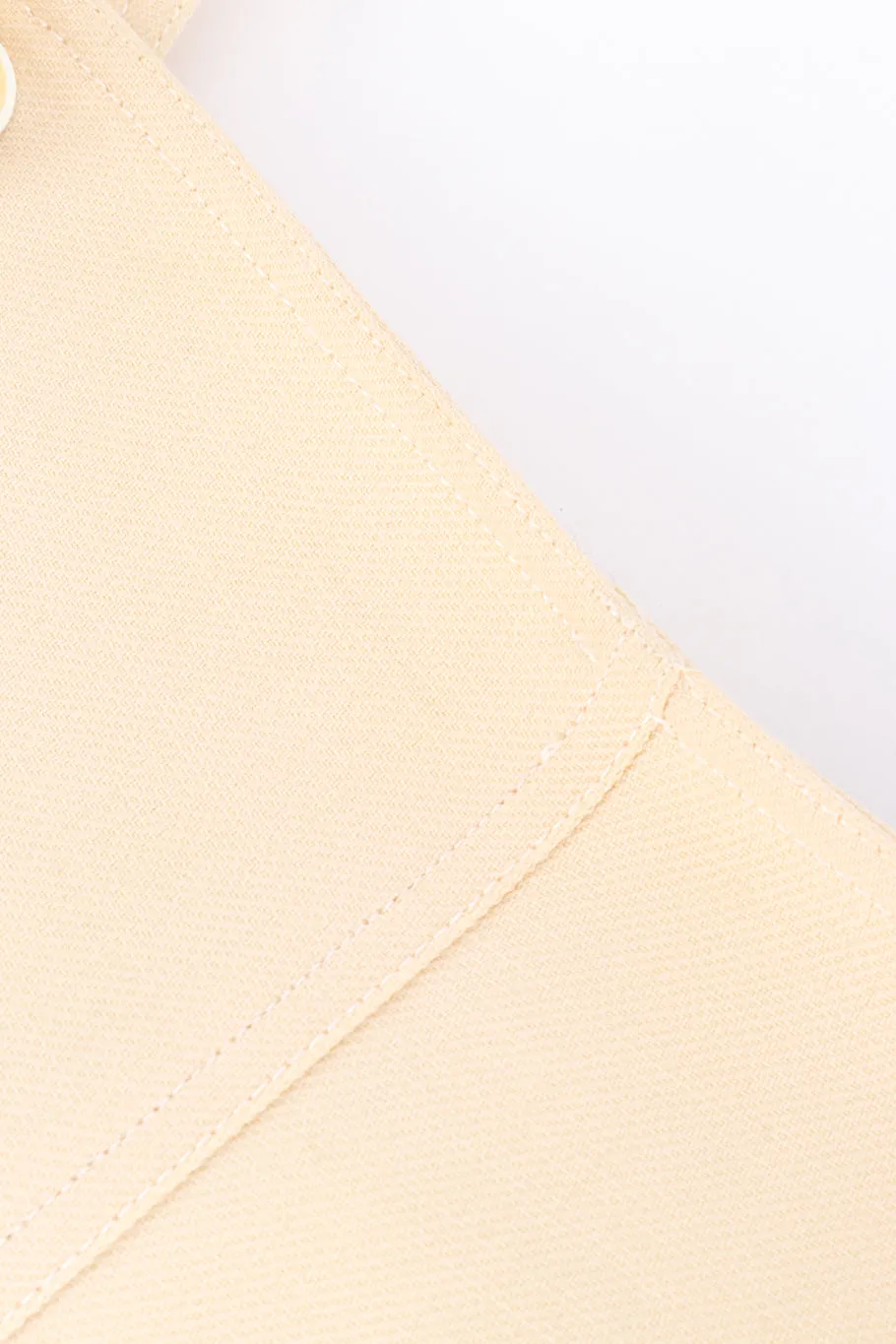 Buttercream Pinafore Wool Dress