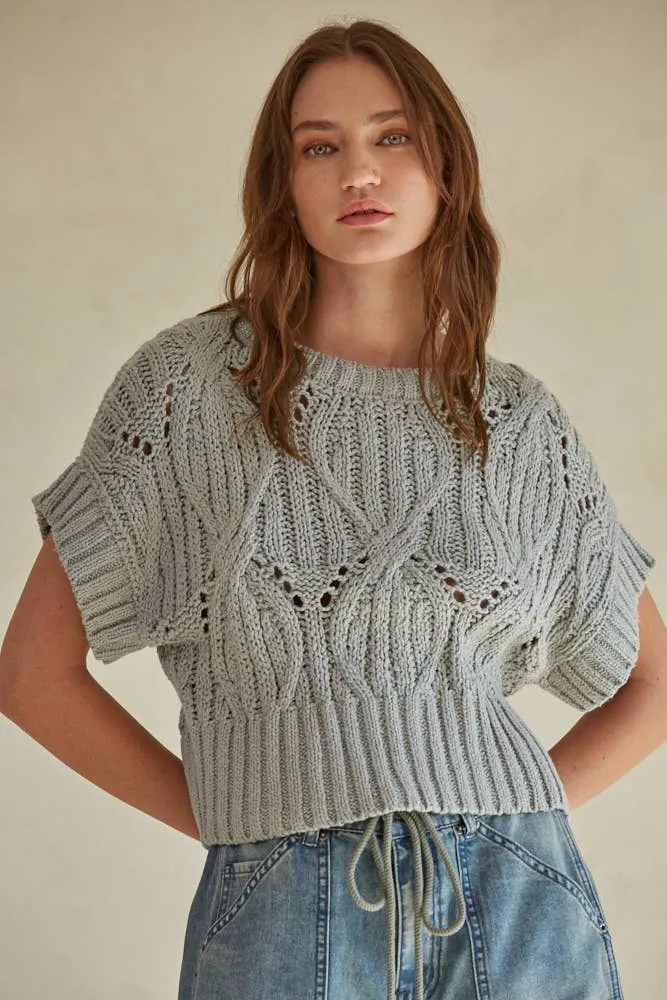 By Together CALI CROCHET TOP