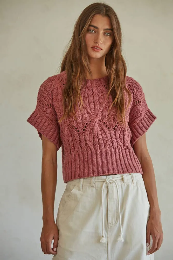 By Together CALI CROCHET TOP