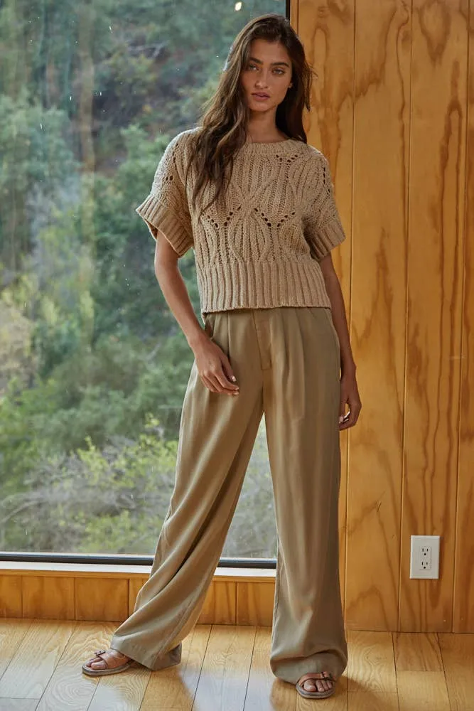 By Together CALI CROCHET TOP