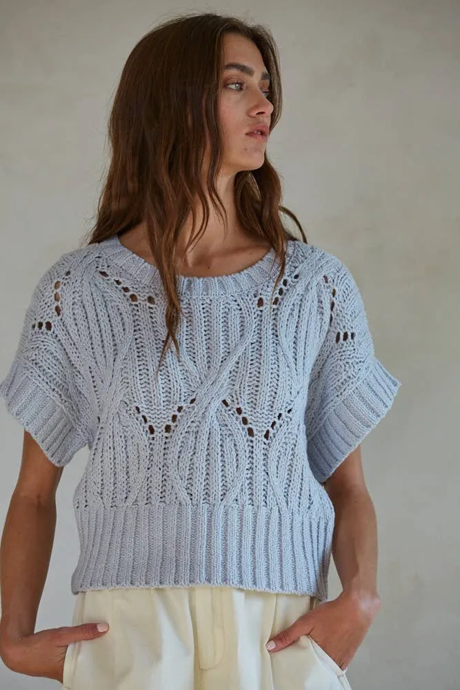 By Together CALI CROCHET TOP