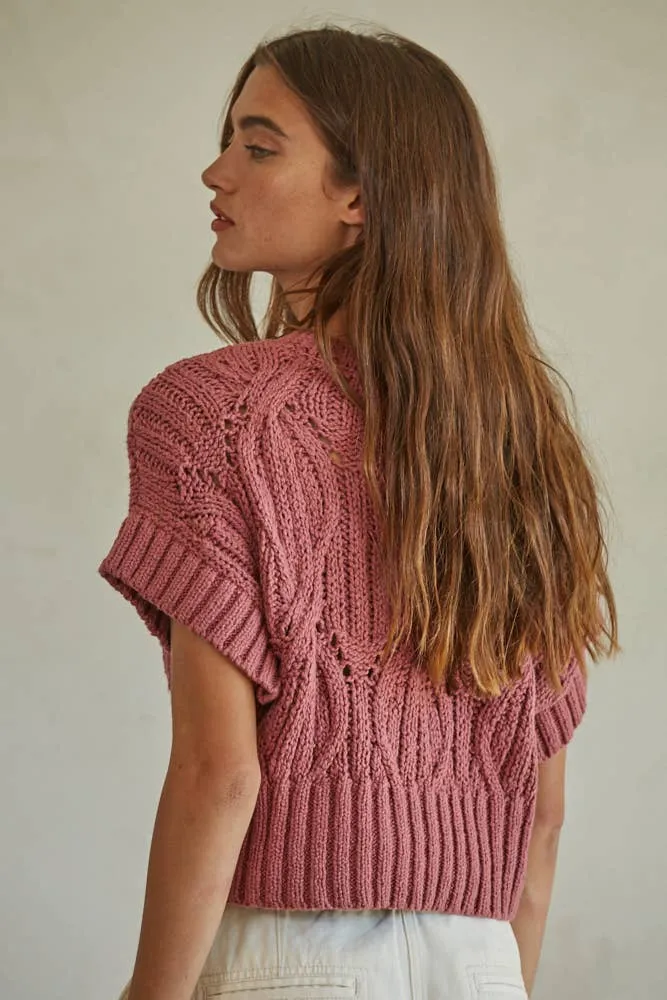 By Together CALI CROCHET TOP