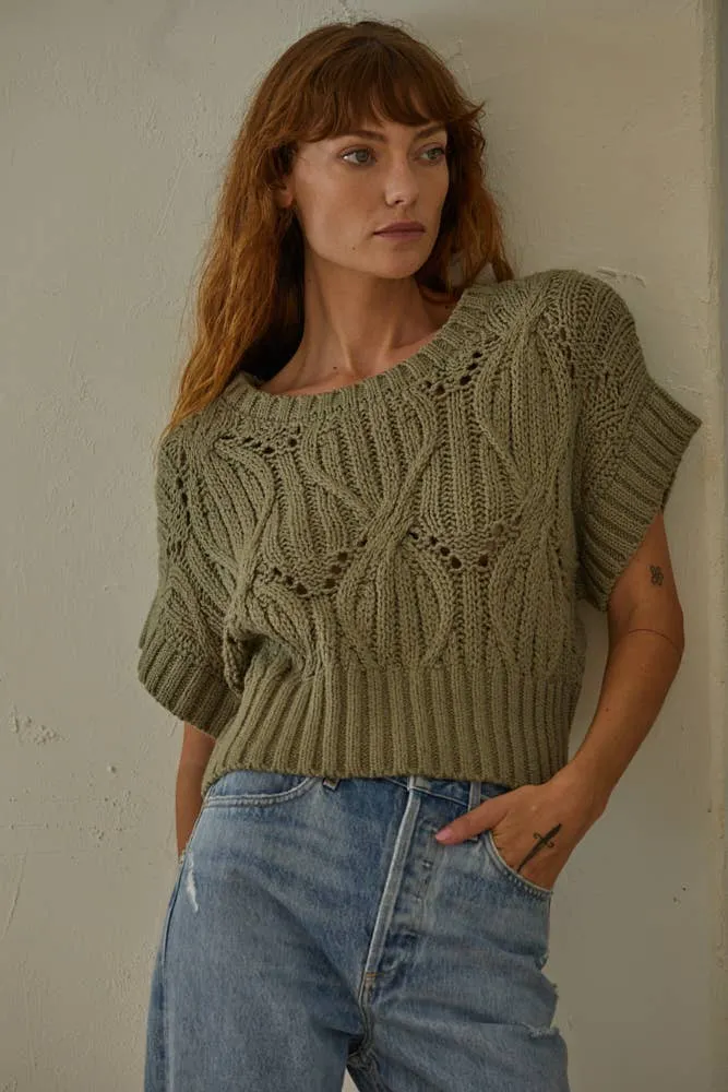By Together CALI CROCHET TOP