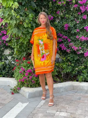 Caftan Orange Lion