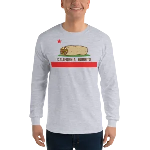 California Burrito Men’s Sports Grey Long Sleeve Shirt
