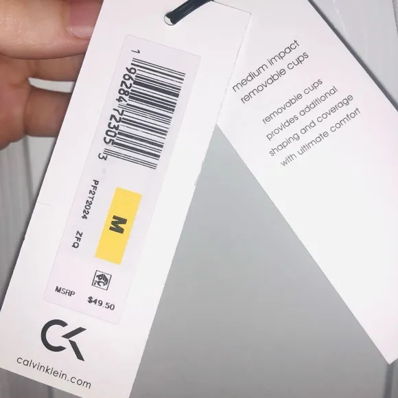 Calvin Klein sports bra (M)