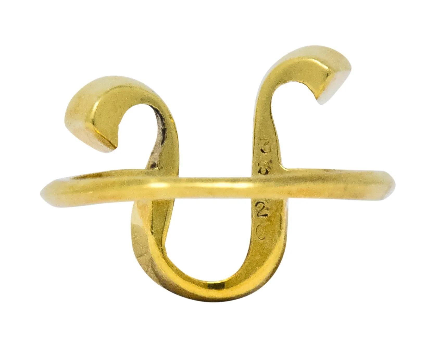 Cartier Vintage 18 Karat Gold Leo Zodiac Ring