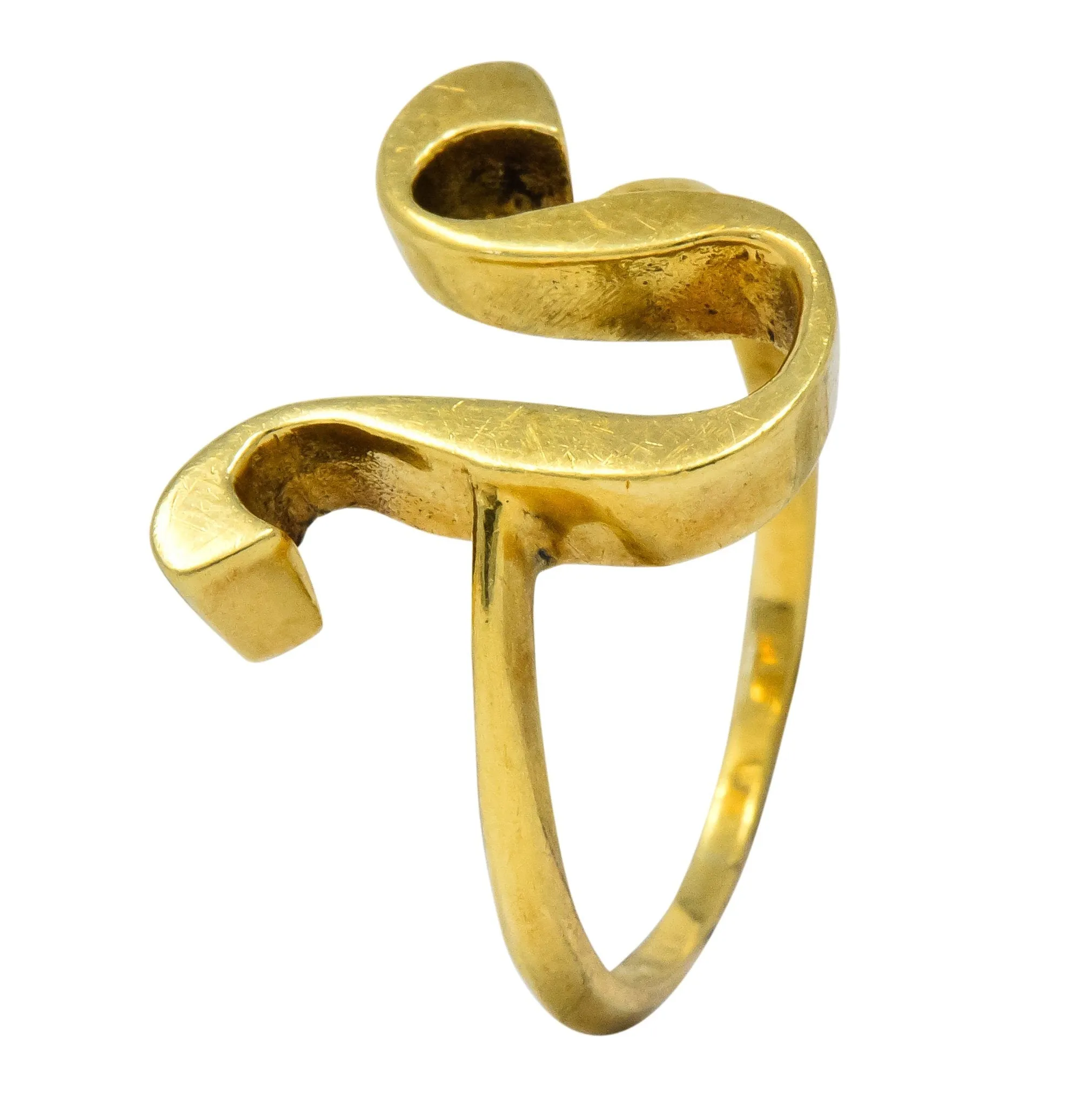 Cartier Vintage 18 Karat Gold Leo Zodiac Ring