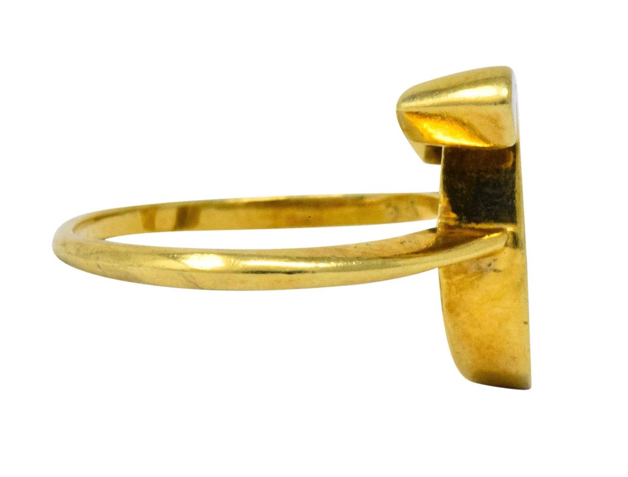 Cartier Vintage 18 Karat Gold Leo Zodiac Ring