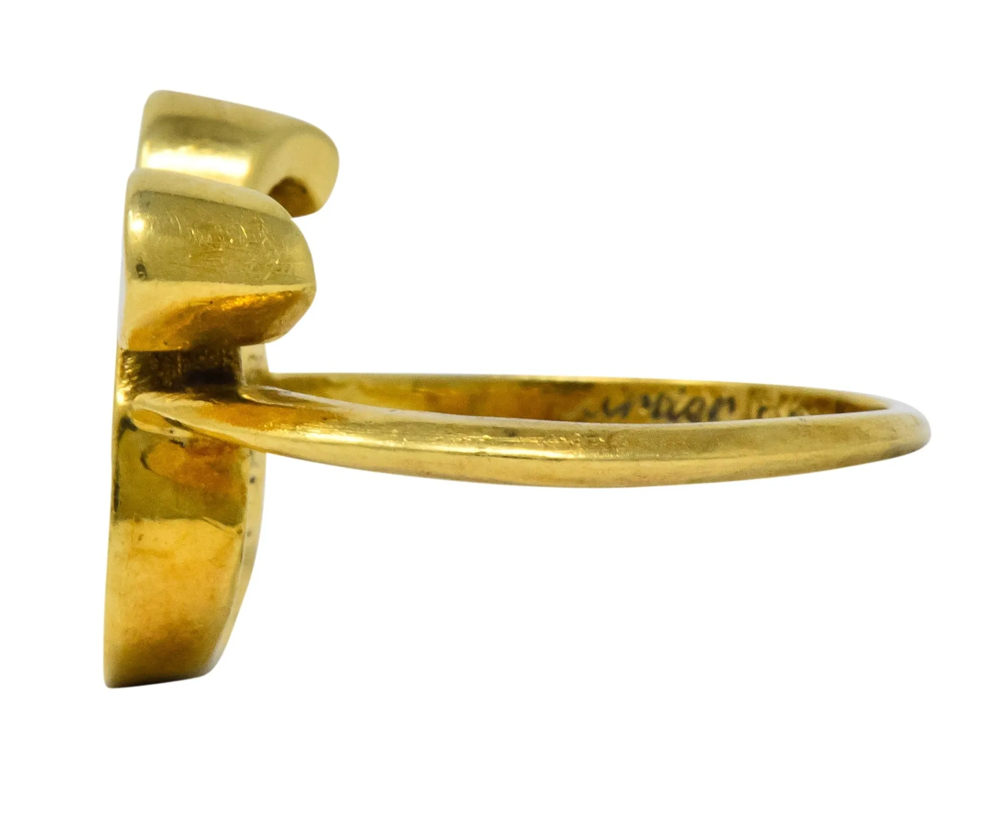 Cartier Vintage 18 Karat Gold Leo Zodiac Ring