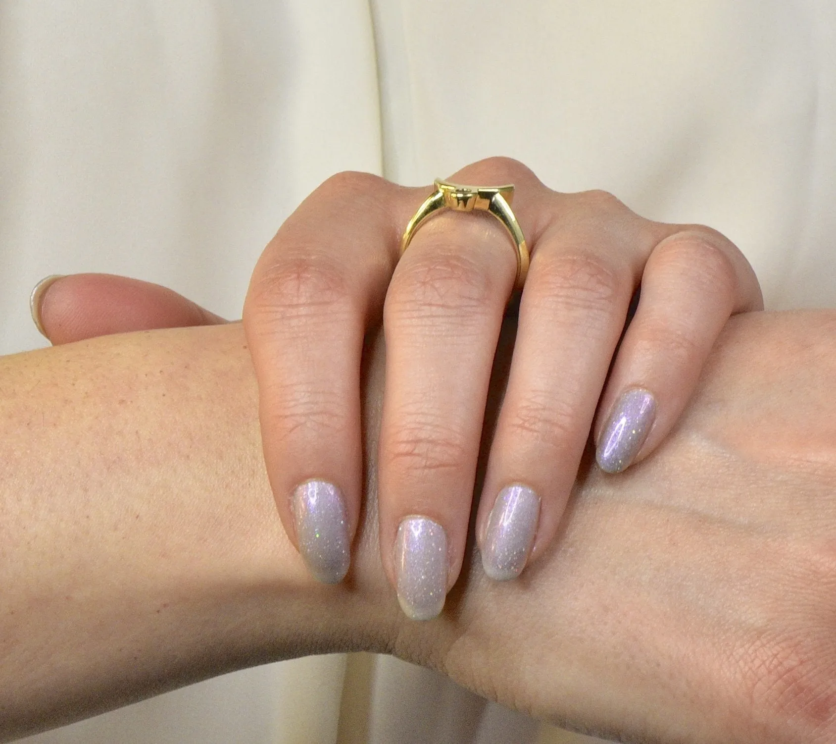 Cartier Vintage 18 Karat Gold Zodiac Taurus Stacking Ring