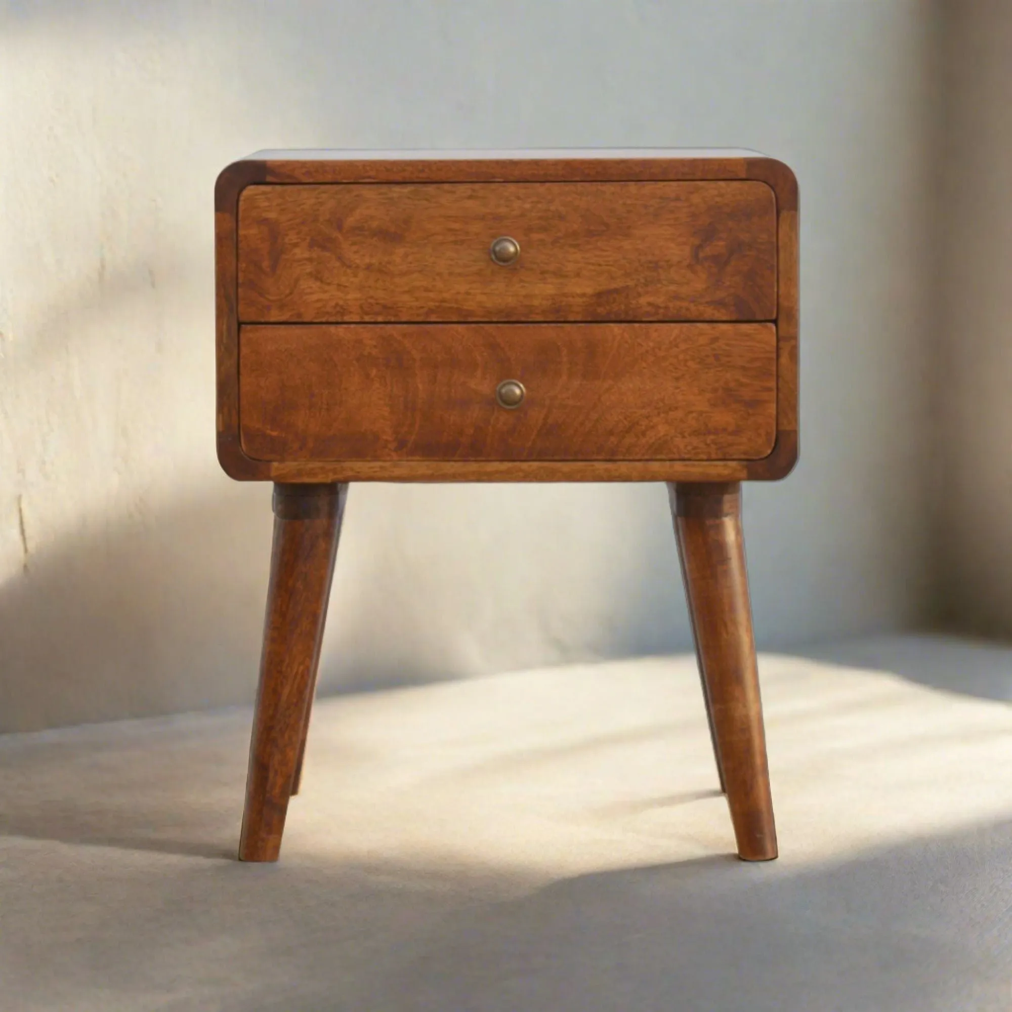 CENTURY Solid Wood Bedside Table