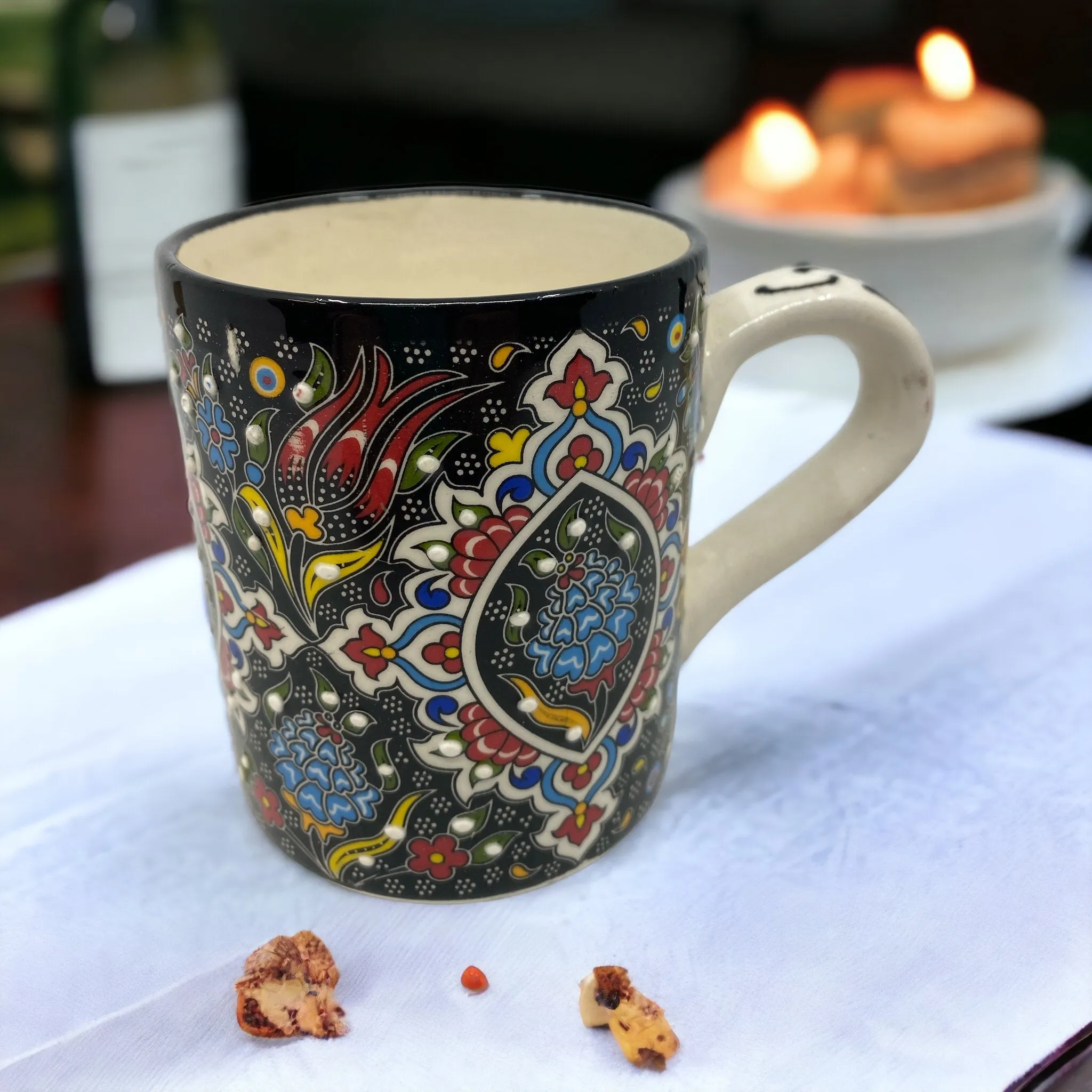 Ceramic Mug Tulip Scarlet Blue 8cm