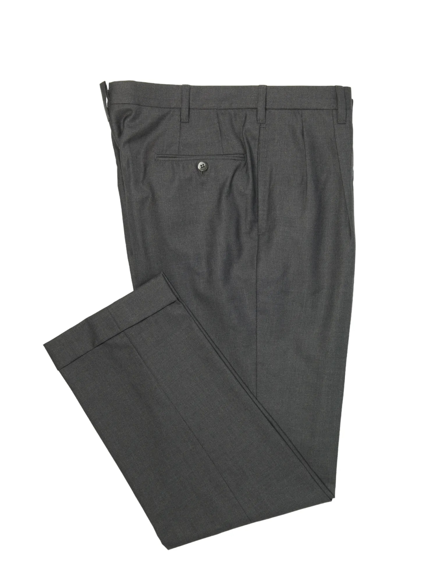 Cesare Attolini Anthracite Super 160's & Cashmere Sartorial Trousers