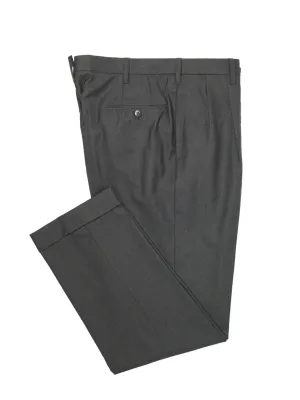 Cesare Attolini Anthracite Super 160's & Cashmere Sartorial Trousers
