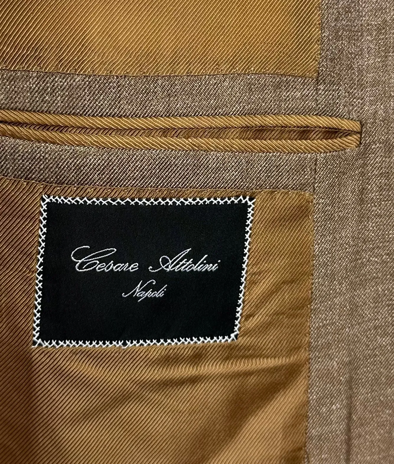 Cesare Attolini Light Brown Cashmere Blend Jacket