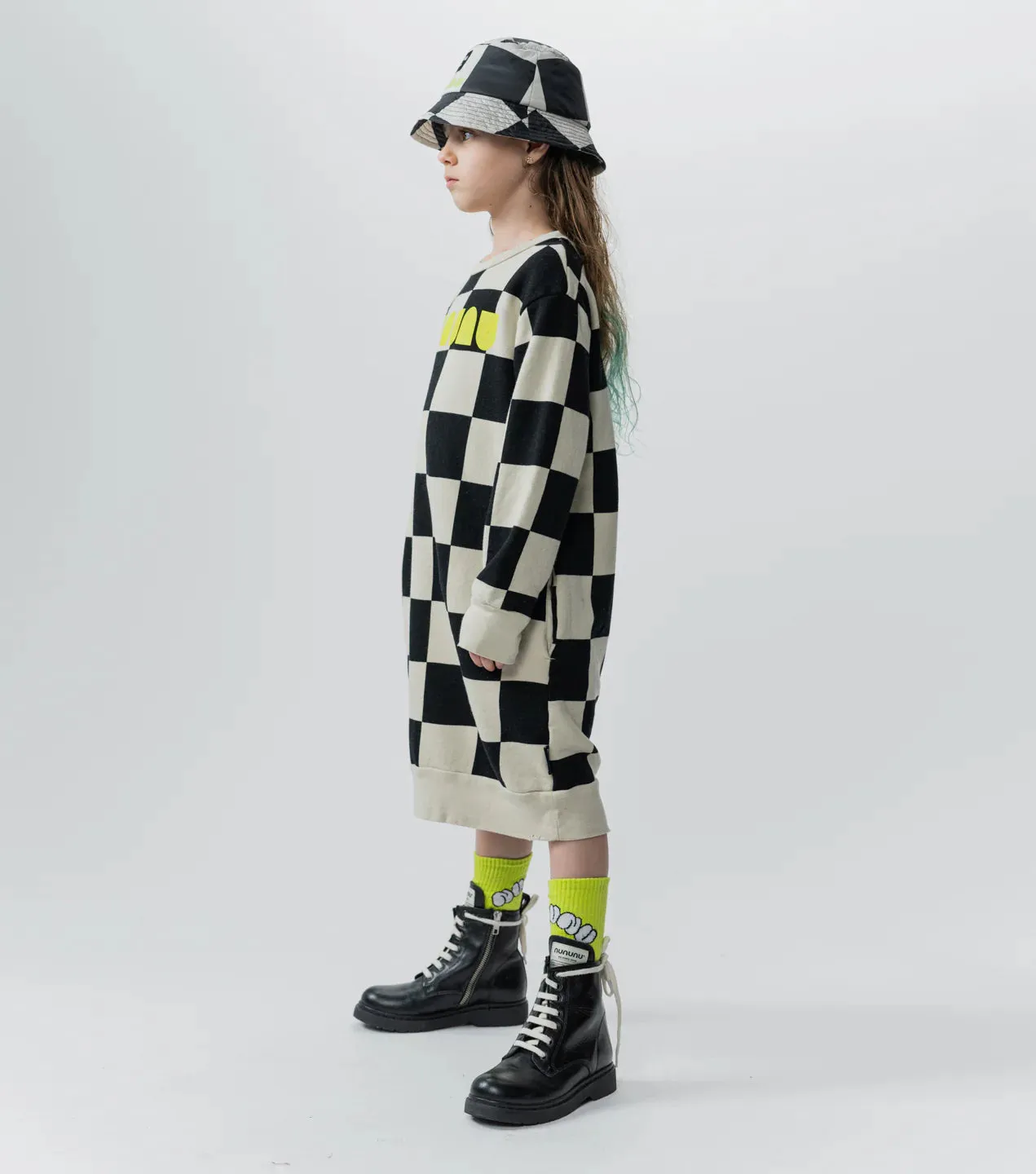 CHECKMATE BUCKET HAT SMOKEY NATURAL