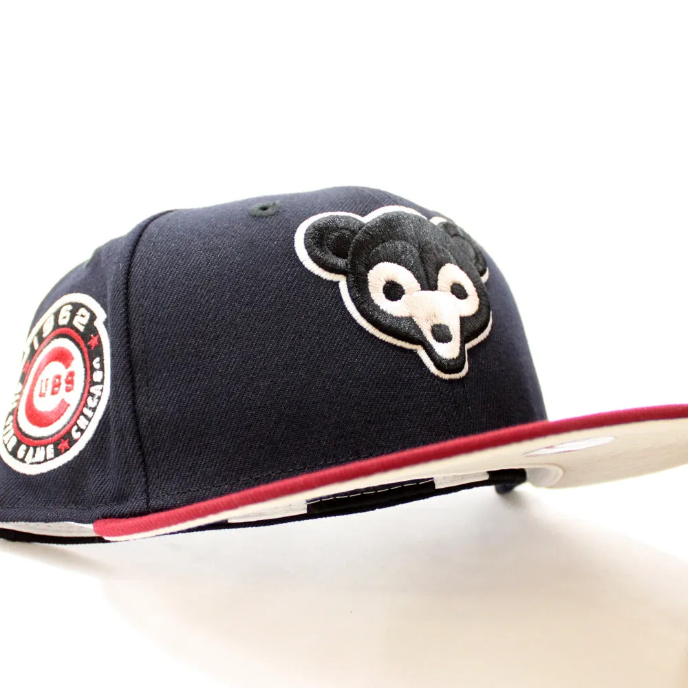 Chicago Cubs 1962 All Star Game New Era 59Fifty Fitted Hat (GITD Navy Cardinal Stone Under Brim)