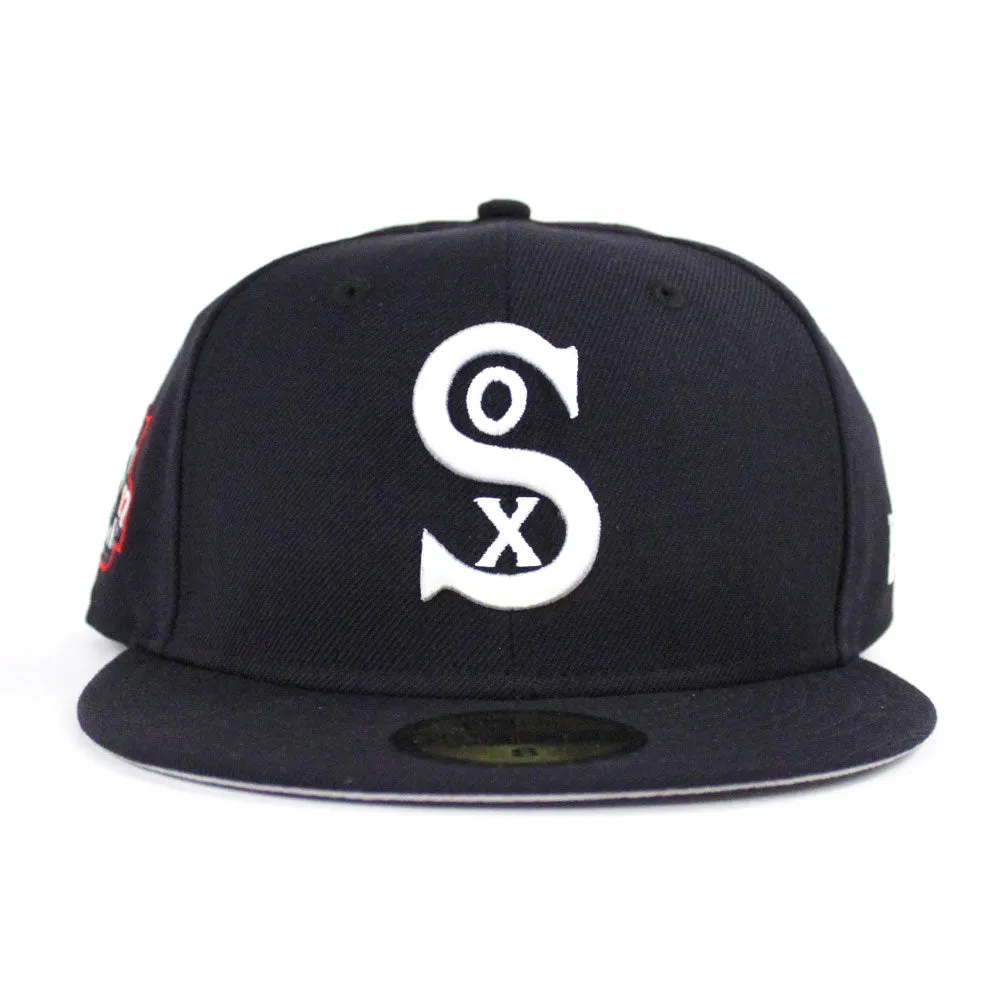 Chicago White Sox 1917 New Era 59Fifty Fitted Hat (Ver2 Navy Gray Under Brim)