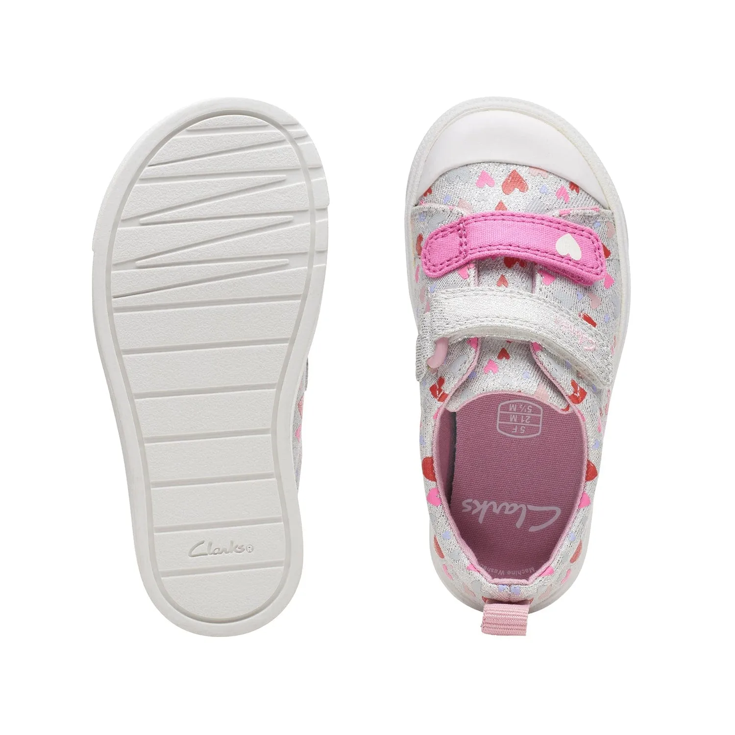 Clarks City Bright Toddler - Dusty Pink - 261716917 - G (Wide)