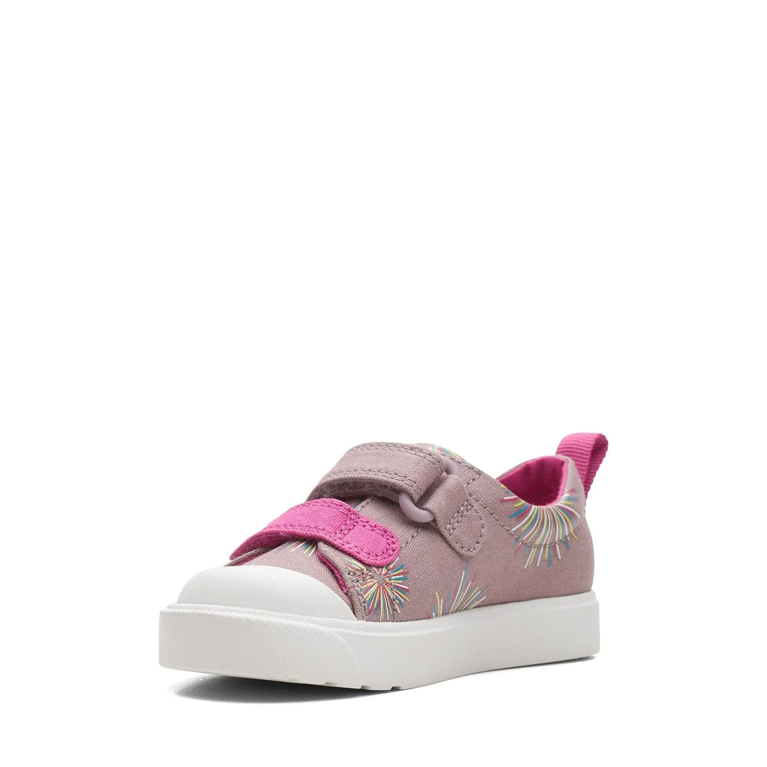 Clarks City Bright Toddler - Dusty Pink - 261716917 - G (Wide)