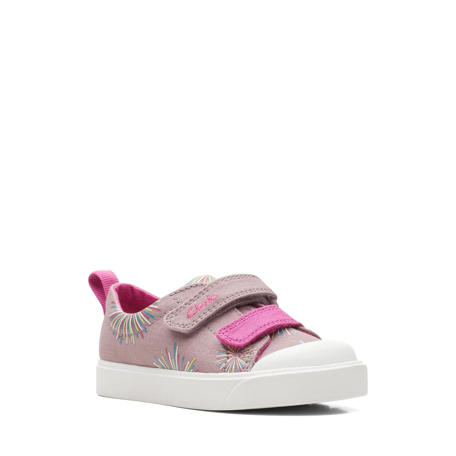 Clarks City Bright Toddler - Dusty Pink - 261716917 - G (Wide)