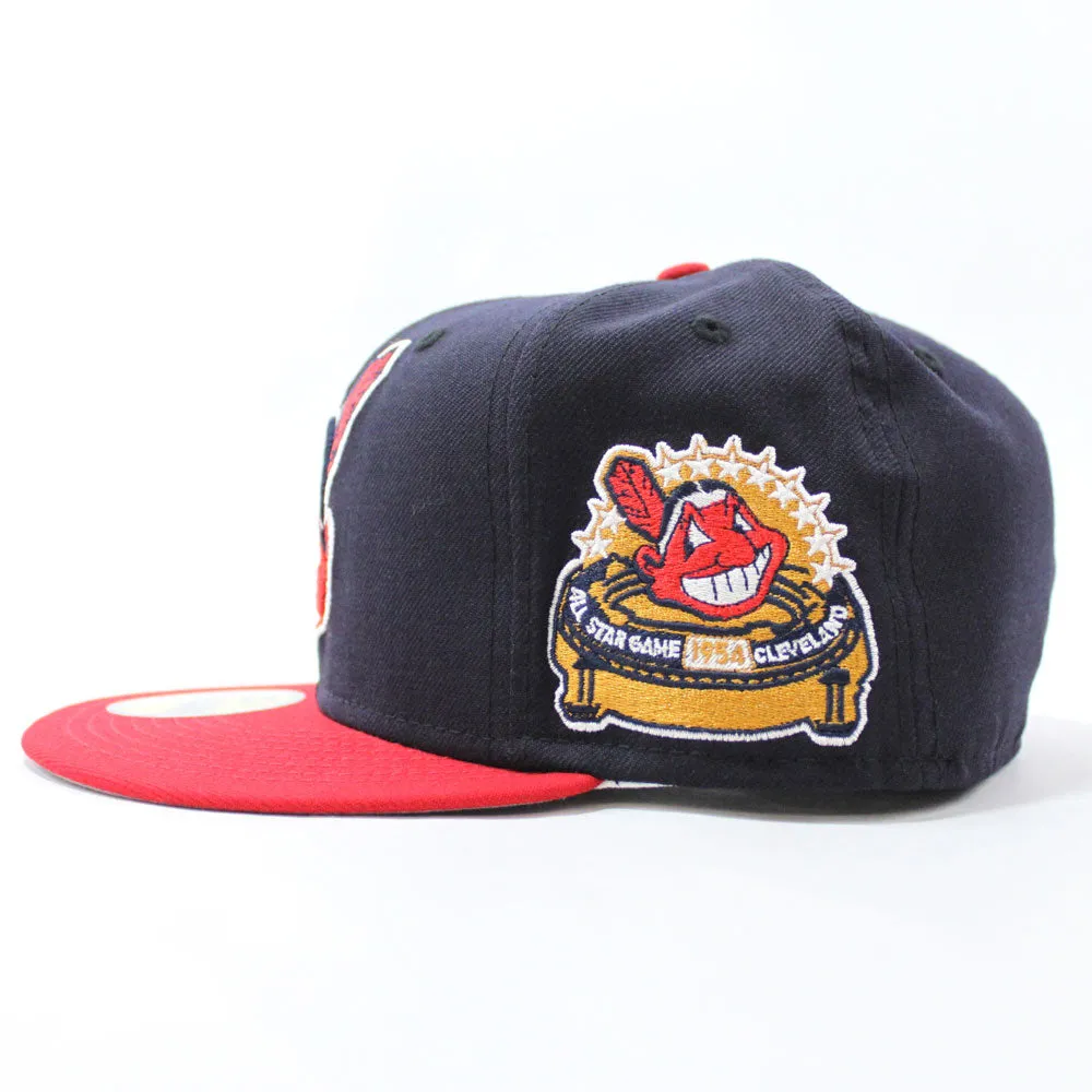 Cleveland Indians 1954 All-Star Game American League New Era 59Fifty Fitted Hat (Navy Red Gray Under Brim)