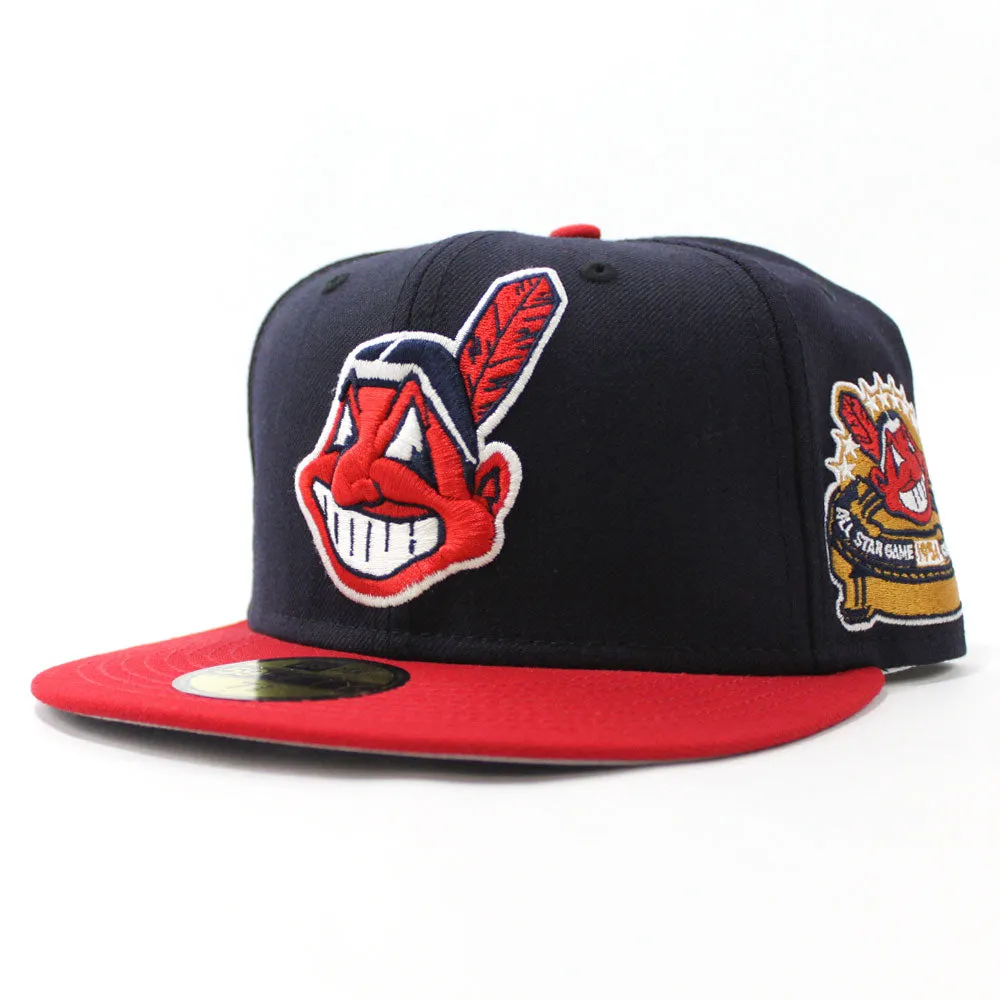 Cleveland Indians 1954 All-Star Game American League New Era 59Fifty Fitted Hat (Navy Red Gray Under Brim)