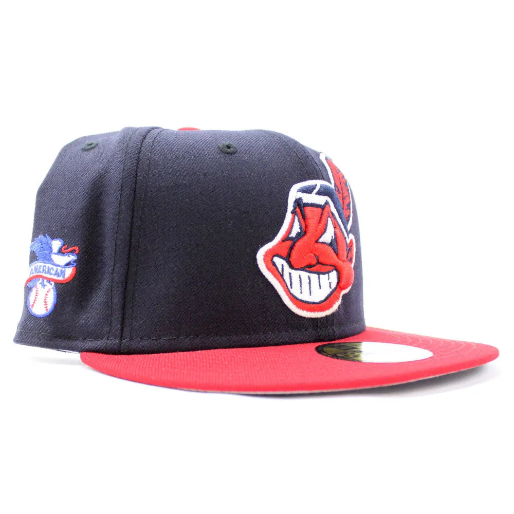 Cleveland Indians 1954 All-Star Game American League New Era 59Fifty Fitted Hat (Navy Red Gray Under Brim)