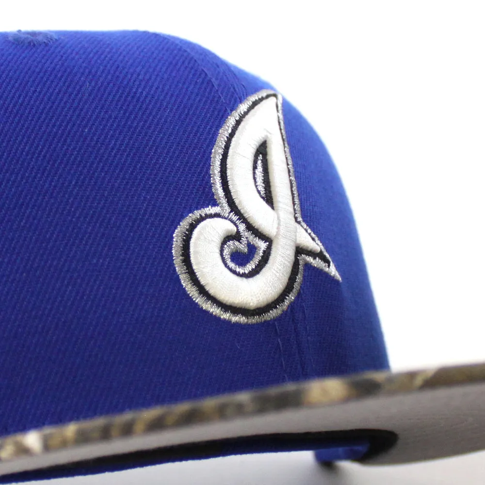 Cleveland Indians Jacobs Field New Era 59Fifty Fitted Hat (Majestic Blue RealTree Camo Gray Under Brim)