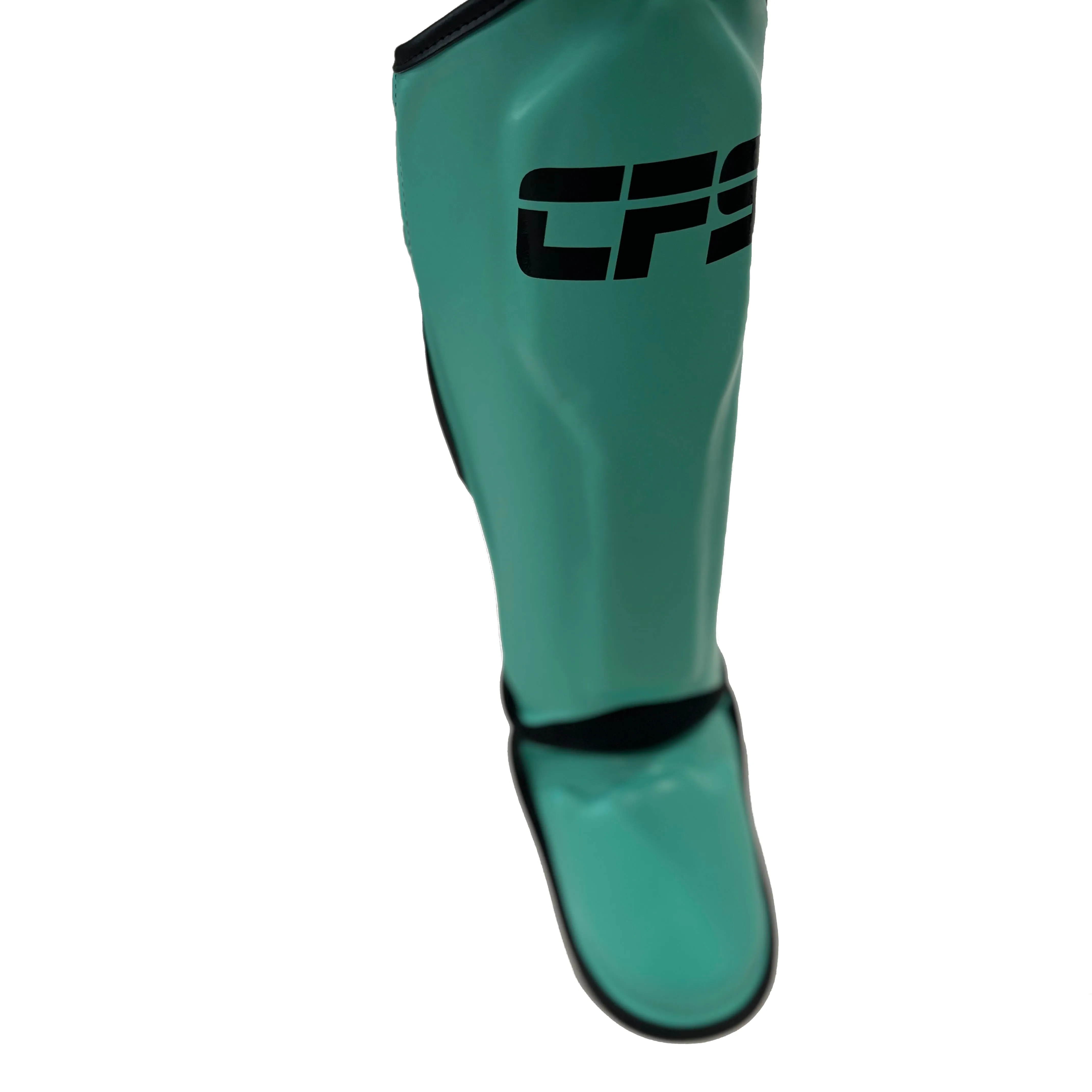 Clinch Fight Sports CFS Muay Thai Kids Youth Shin Guards Mint Green