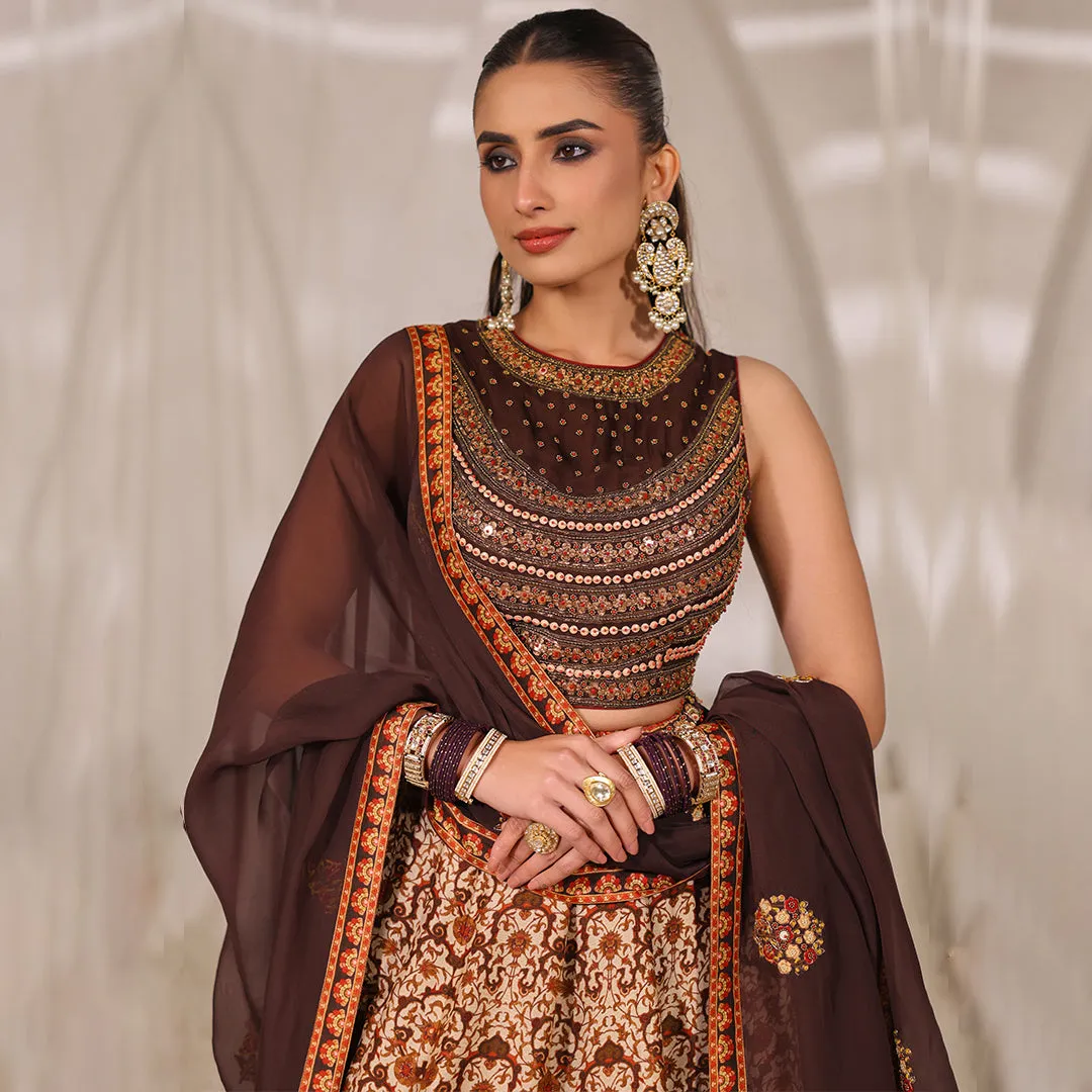 Cocoa Couture Indo Fusion Lehenga Set