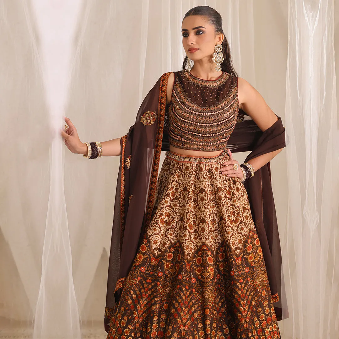 Cocoa Couture Indo Fusion Lehenga Set
