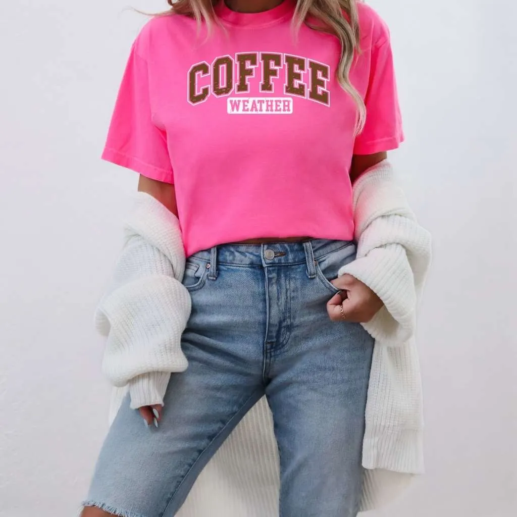 Coffee Weather Tee | Cozy Fall-Inspired Shirt for Coffee Lovers