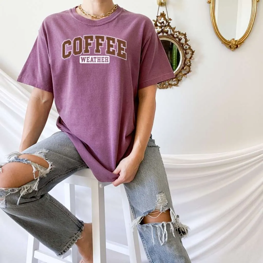 Coffee Weather Tee | Cozy Fall-Inspired Shirt for Coffee Lovers