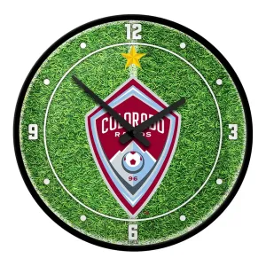 Colorado Rapids: Pitch - Modern Disc Wall Clock