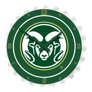 Colorado State Rams: Rams - Bottle Cap Wall Clock