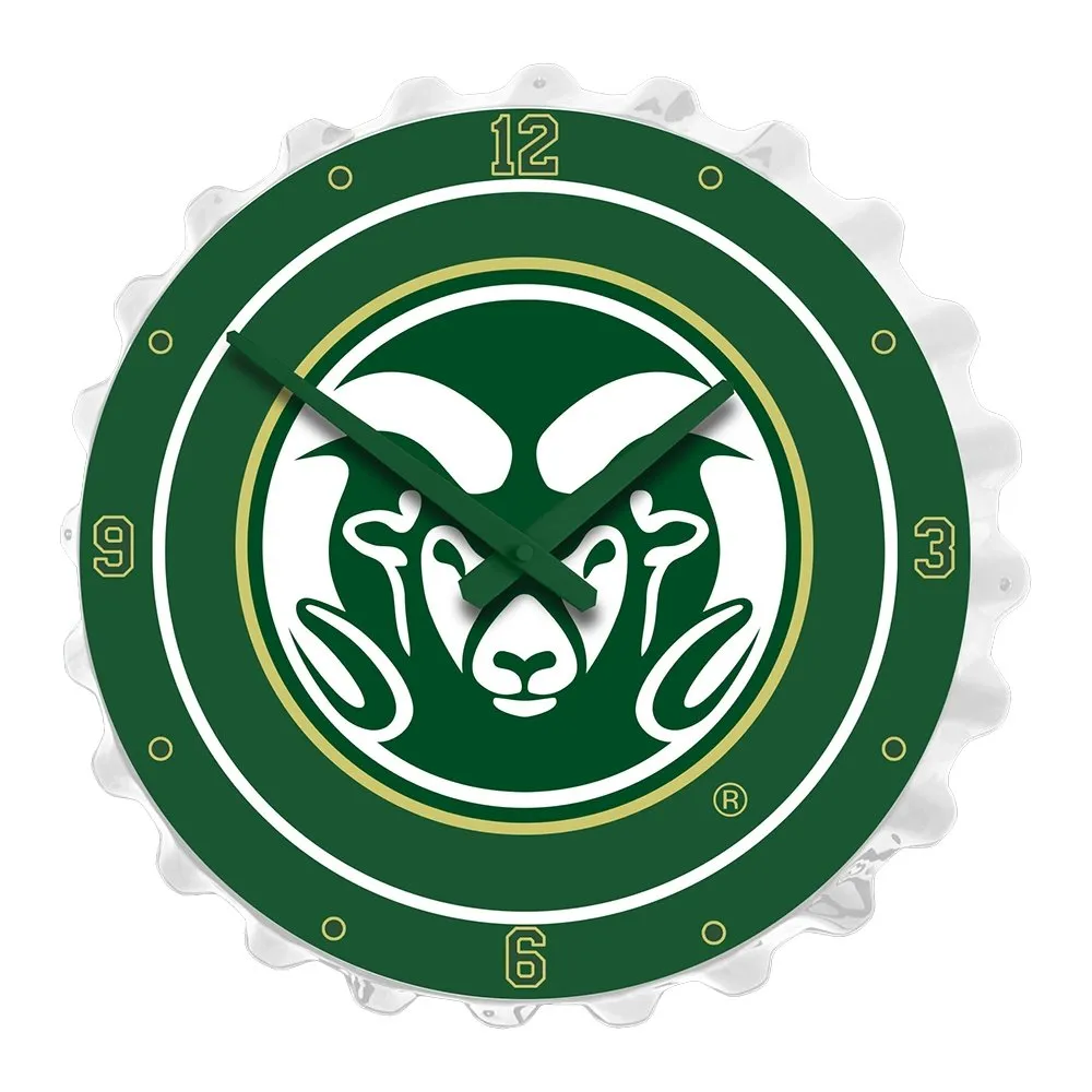 Colorado State Rams: Rams - Bottle Cap Wall Clock