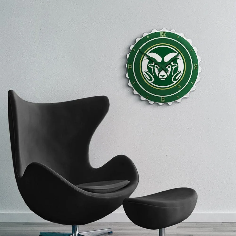 Colorado State Rams: Rams - Bottle Cap Wall Clock