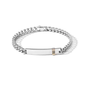 Comete Bracelet Elegant steel finishes pvd pink gold diamonds ubr 1155