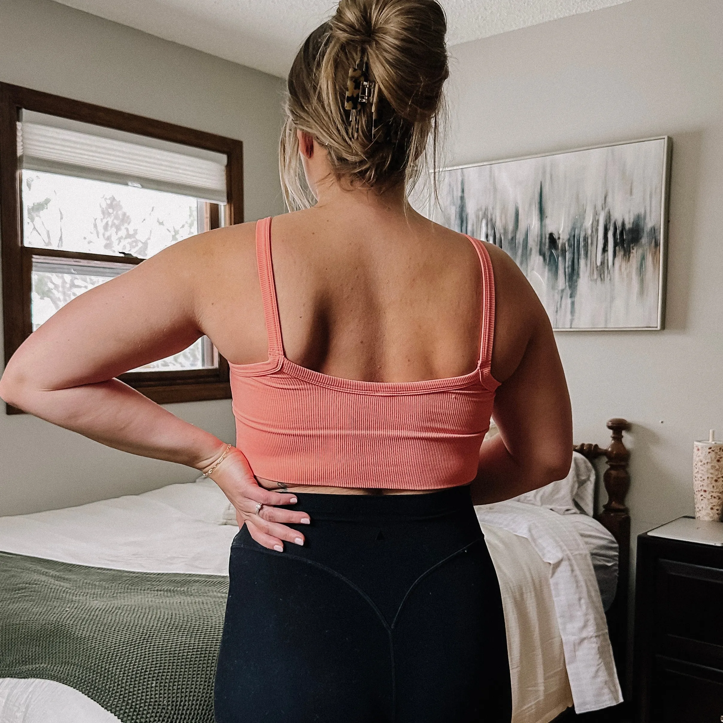 Comfort Queen Bralette - Melon