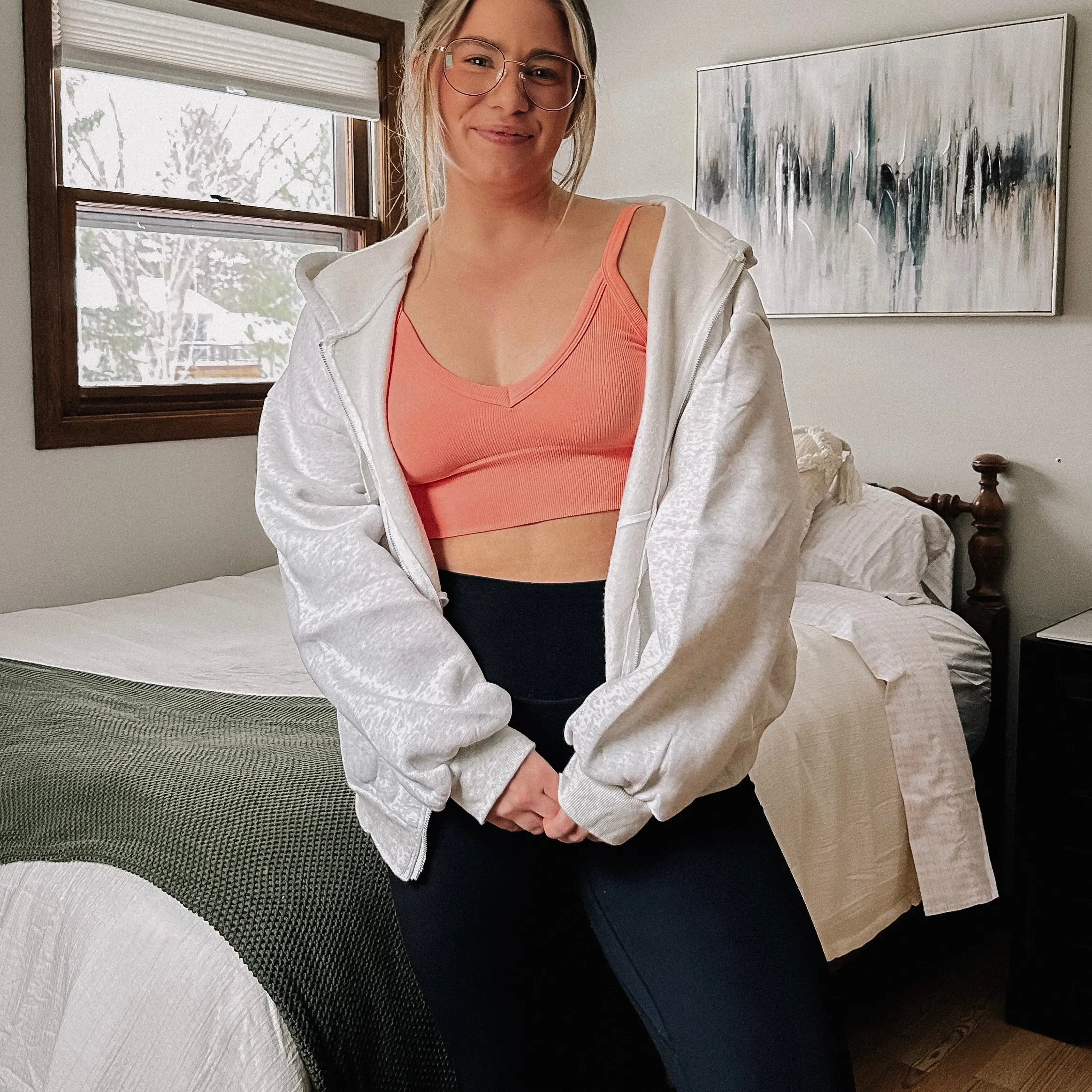 Comfort Queen Bralette - Melon
