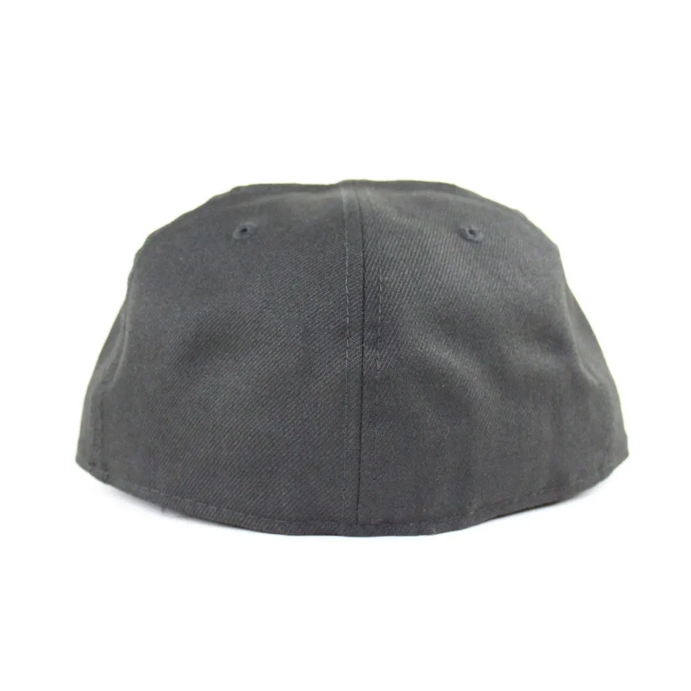 Compton New Era 59fifty Fitted Hat (Black White Gray Under Brim)