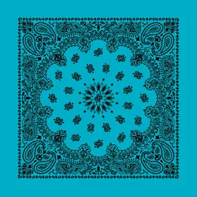 CONTEMPORARY PAISLEY 22 INCH BANDANNAS - MADE IN THE USA - AS LOW AS $1.17 EACH*