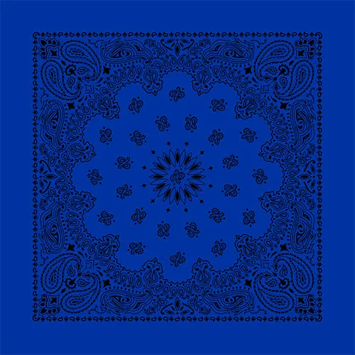 CONTEMPORARY PAISLEY 22 INCH BANDANNAS - MADE IN THE USA - AS LOW AS $1.17 EACH*